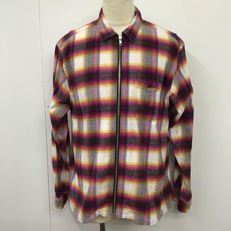 シュプリーム Supreme ジャケット、上着 ジャンパー、ブルゾン 24ss ShadowPlaidFlannelZipUpShirt ジップアップジャケット チェックジャケット L チェック マルチカラー / マルチカラー /  メンズ USED 古着 中古 10115368