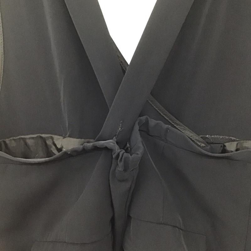 センスオブプレイスバイアーバンリサーチ SENSE OF PLACE by URBAN RESEARCH サロペット・オーバーオール サロペット、オーバーオール AA84-26A005 カシュクールオールインワン FREE 無地 黒 / ブラック /  レディース USED 古着 中古 10142300