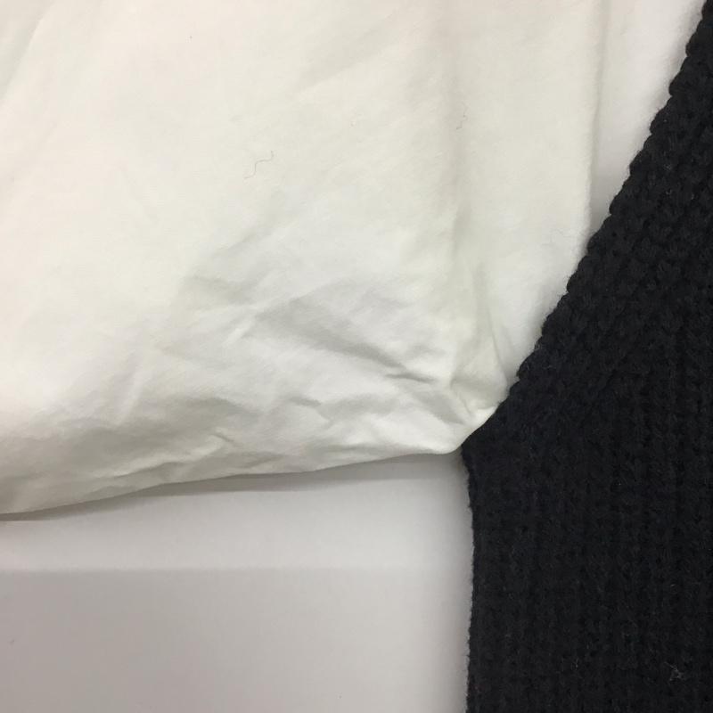 ムルーア MURUA ニット、セーター 長袖 長袖ニットカットソー セーター FREE 無地 黒 / ブラック /  レディース USED 古着 中古 10145482