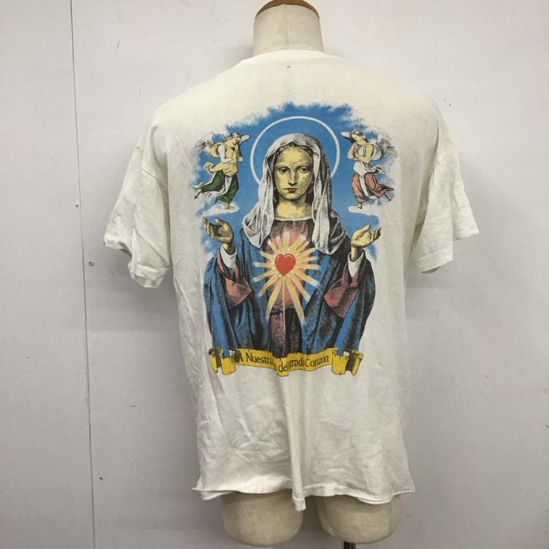 古着 USED Tシャツ 半袖 半袖カットソー プリントTシャツ クルーネックカットソー 古着 プリント 白 / ホワイト /  メンズ USED 古着 中古 10125765