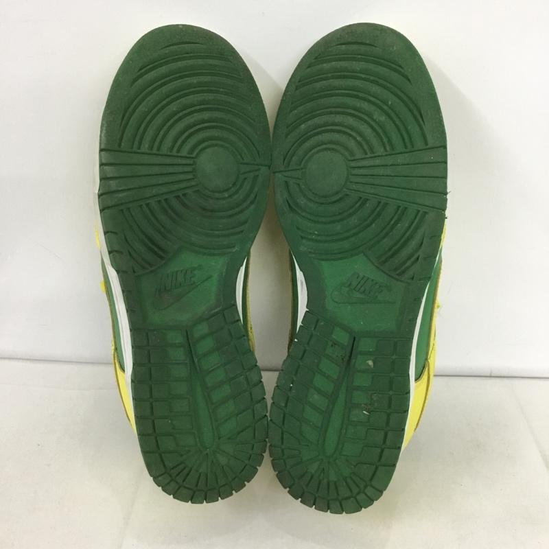 ナイキ NIKE スニーカー スニーカー DV0833-300 DUNK LOW RETRO BTTYS 28cm 28.0cm ロゴ、文字 緑 / グリーン / X 黄 / イエロー /  メンズ USED 古着 中古 10133172