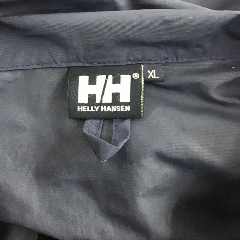 ヘリーハンセン HELLY HANSEN ジャケット、上着 ジャンパー、ブルゾン HOEZ11852 ベンゲルジャケット マウンテンパーカ XL 無地 X ロゴ、文字 紺 / ネイビー /  メンズ USED 古着 中古 10123556