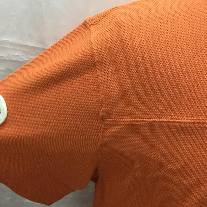 エディーバウアー Eddie Bauer ポロシャツ 半袖 タグ付き M ロゴ、文字 橙 / オレンジ /  メンズ USED 古着 中古 10112866