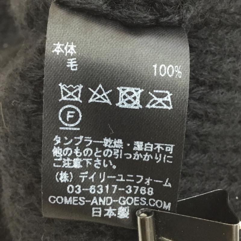 カムズアンドゴーズ COMESANDGOES 帽子 ニット帽 FREE 無地 黒 / ブラック /  メンズ USED 古着 中古 10136221
