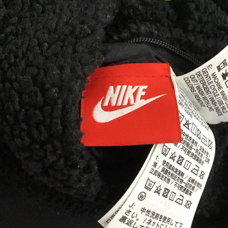ナイキ NIKE ジャケット、上着 ジャケット、ブレザー bq6546-017 フリースジャケット ジップアップジャケット リバーシブル ロゴ、文字 黒 / ブラック /  メンズ USED 古着 中古 10129613