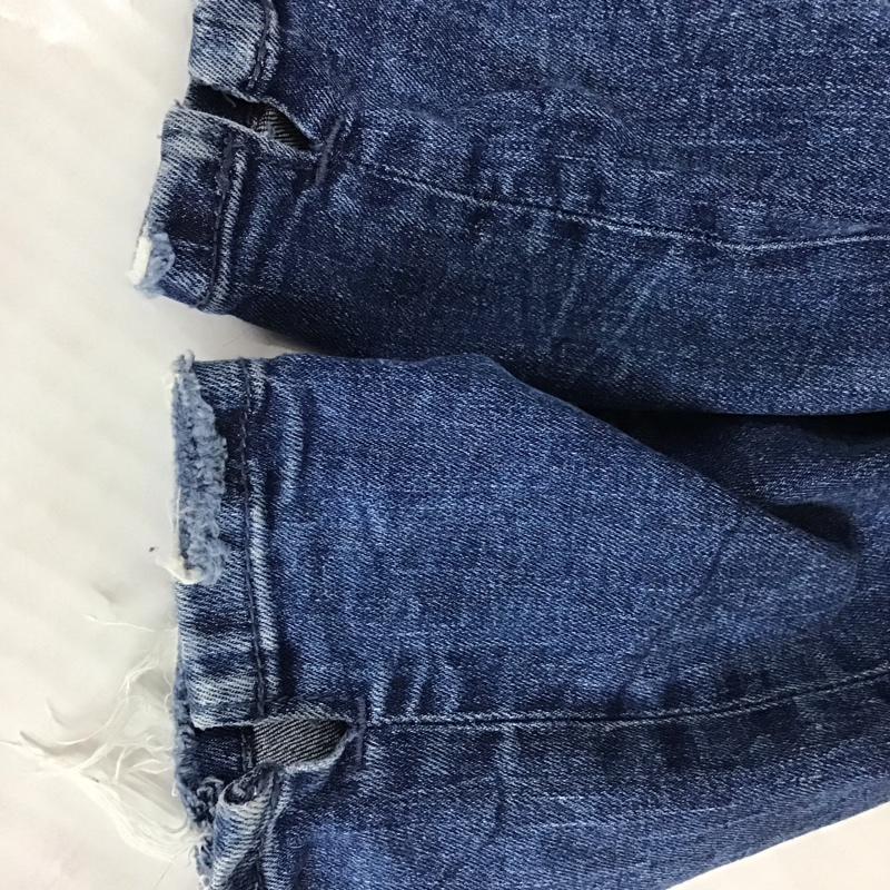 ザラ ZARA パンツ デニム、ジーンズ 5252 041 401 スキニー ストレッチ ダメージ加工 青 / ブルー /  レディース USED 古着 中古 10117246