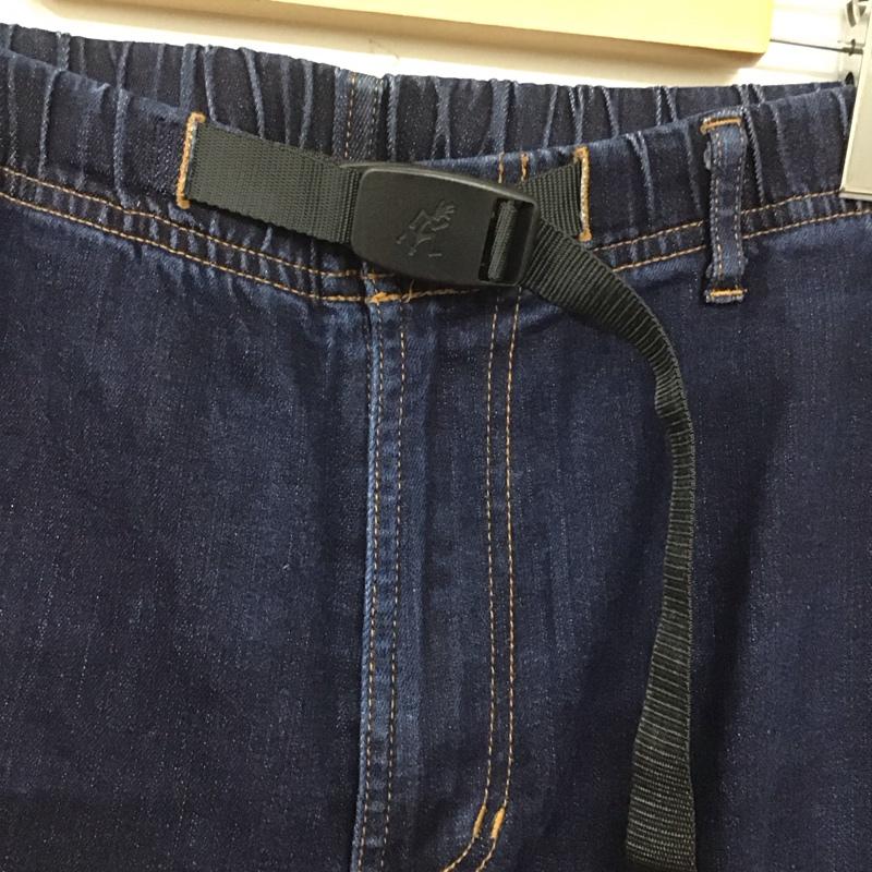 グラミチ GRAMICCI パンツ デニム、ジーンズ G112-OGSD ストレッチデニム ナローパンツ XL ロゴ、文字 インディゴ / インディゴ /  メンズ USED 古着 中古 10144074