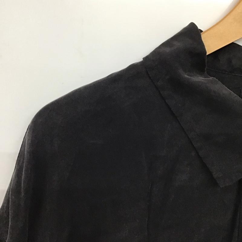 ジーナシス JEANASIS シャツ、ブラウス 長袖 JS063551MC FREE 無地 黒 / ブラック /  レディース USED 古着 中古 10134590