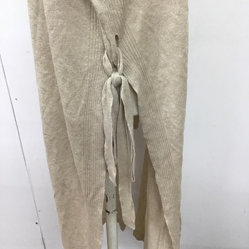 イエナ IENA ワンピース ロングスカート 21-080-914-1430-2-0 リネン ロングベスト 無地 ベージュ / ベージュ /  レディース USED 古着 中古 10108617