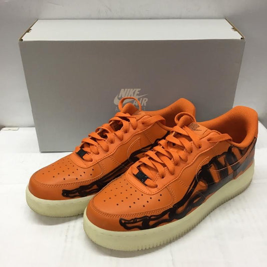 ナイキ NIKE スニーカー スニーカー CU8067-800 AIR FORCE 1 07 SKELETON QS 26.5cm 箱有 26.5cm ロゴ、文字 橙 / オレンジ / X 黒 / ブラック /  メンズ USED 古着 中古 10107845
