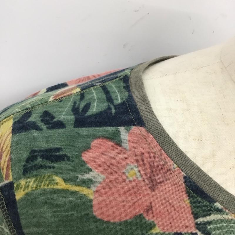 ティーシーエスエス TCSS Tシャツ 半袖 半袖カットソー プリントTシャツ クルーネックカットソー 花柄 マルチカラー / マルチカラー /  メンズ USED 古着 中古 10113134