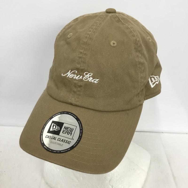 ニューエラ NEW ERA 帽子 キャップ コットン ロゴ、文字 ベージュ / ベージュ /  メンズ USED 古着 中古 10149469