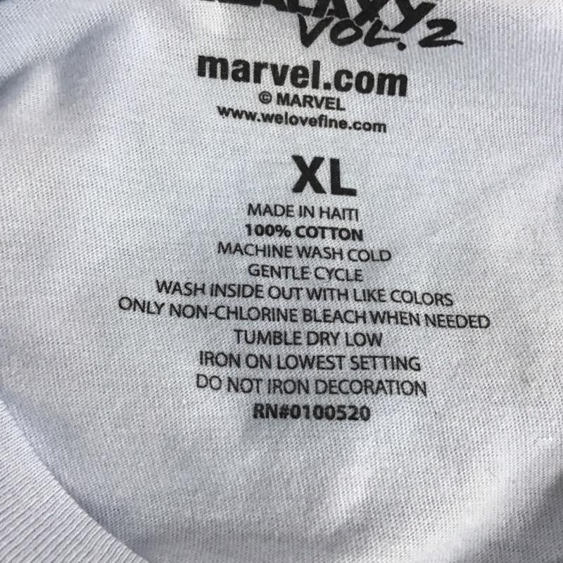 古着 USED Tシャツ 半袖 半袖カットソー プリントTシャツ Vネックカットソー XL ロゴ、文字 水色 / ライトブルー /  メンズ USED 古着 中古 10130115