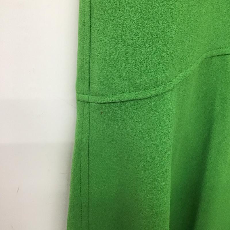 グリーンレーベルリラクシング green label relaxing スカート ロングスカート 3624-169-2183 マーメイド ライン マキシスカート 無地 緑 / グリーン /  レディース USED 古着 中古 10139954