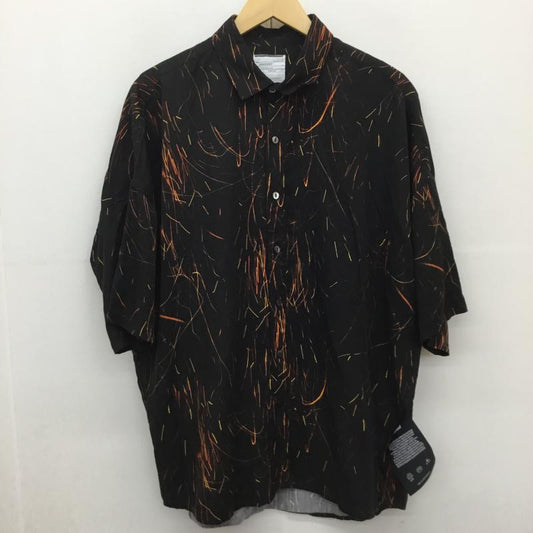 シャリーフ SHAREEF シャツ、ブラウス 半袖 SHAREEF 21533752 総柄　半袖シャツ 1 総柄 黒 / ブラック / X 赤 / レッド / X 橙 / オレンジ /  メンズ USED 古着 中古 10129671