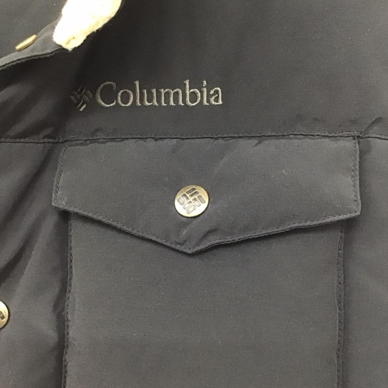 コロンビア Columbia ベスト ベスト ダウンベスト L 無地 黒 / ブラック /  メンズ USED 古着 中古 10134849