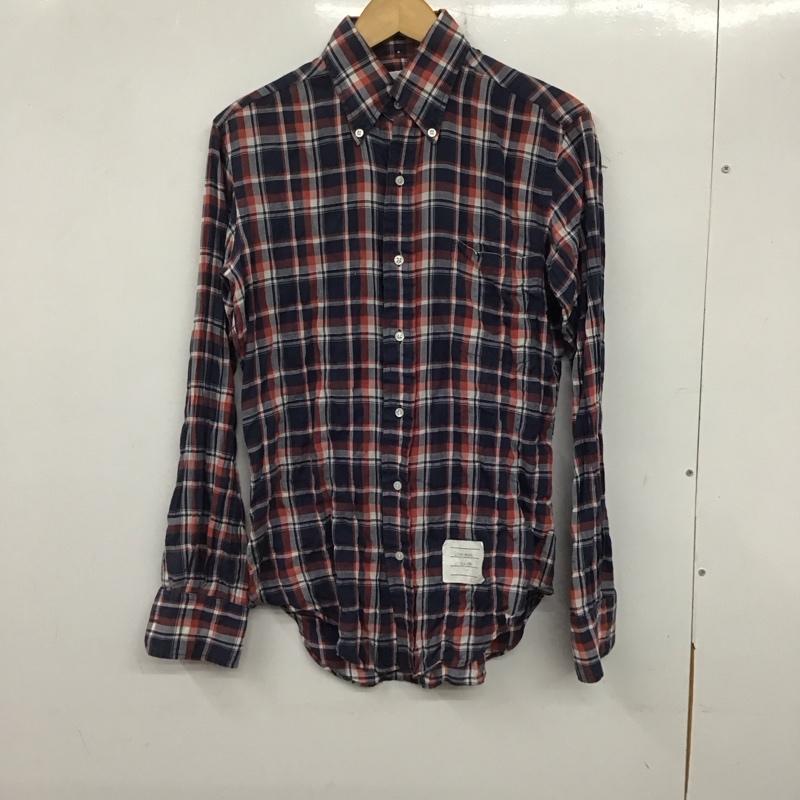 トムブラウン THOM BROWNE シャツ、ブラウス 長袖 ボタンダウンシャツ チェック マルチカラー / マルチカラー /  メンズ USED 古着 中古 10140326