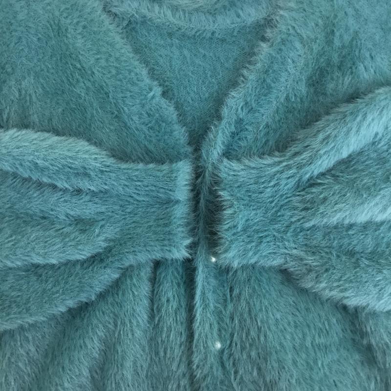 ロペピクニック ROPE  PICNIC カーディガン 長袖 GDK-5800-B 40 無地 緑 / グリーン /  レディース USED 古着 中古 10140942