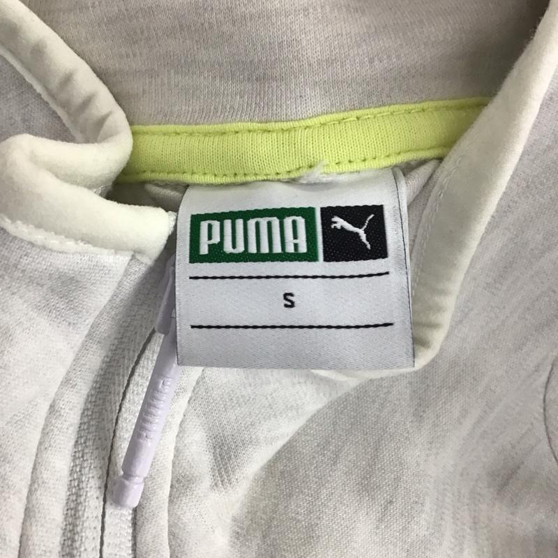 プーマ PUMA トレーナー 長袖 S 無地 白 / ホワイト /  レディース USED 古着 中古 10121907