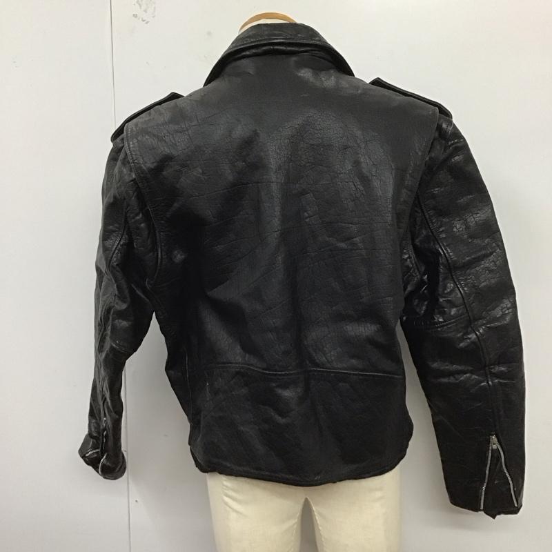 古着 USED ジャケット、上着 レザージャケット FMC 46 無地 黒 / ブラック /  メンズ USED 古着 中古 10124532