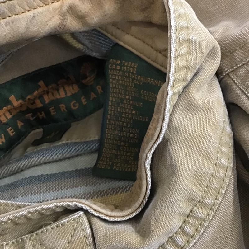 ティンバーランド Timberland ジャケット、上着 ジャンパー、ブルゾン M 無地 ベージュ / ベージュ /  メンズ USED 古着 中古 10105681