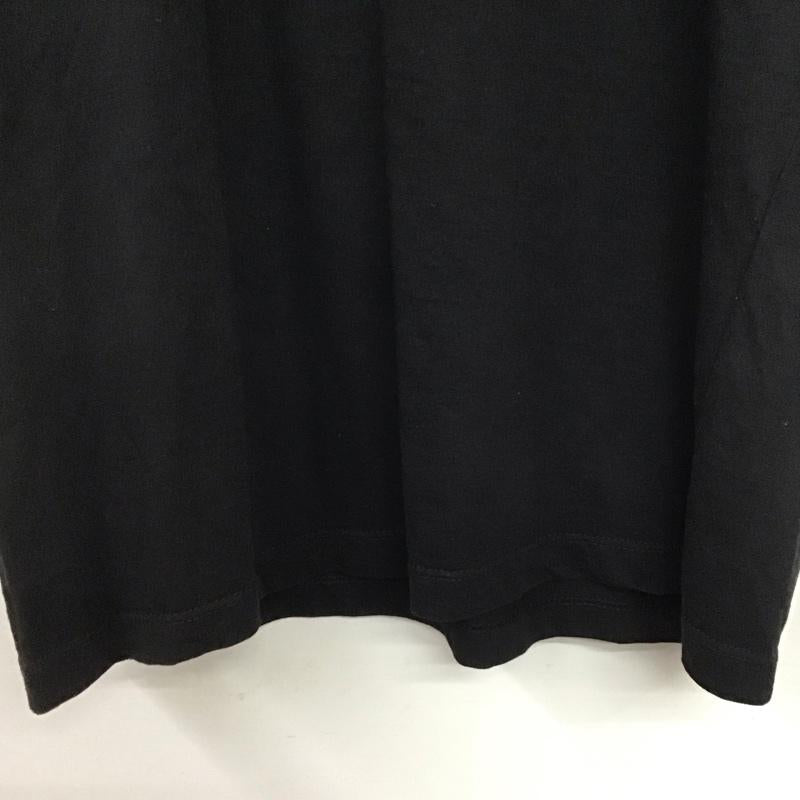 ザラ ZARA Tシャツ 半袖 半袖カットソー プリントTシャツ クルーネックカットソー S プリント 黒 / ブラック /  メンズ USED 古着 中古 10145689