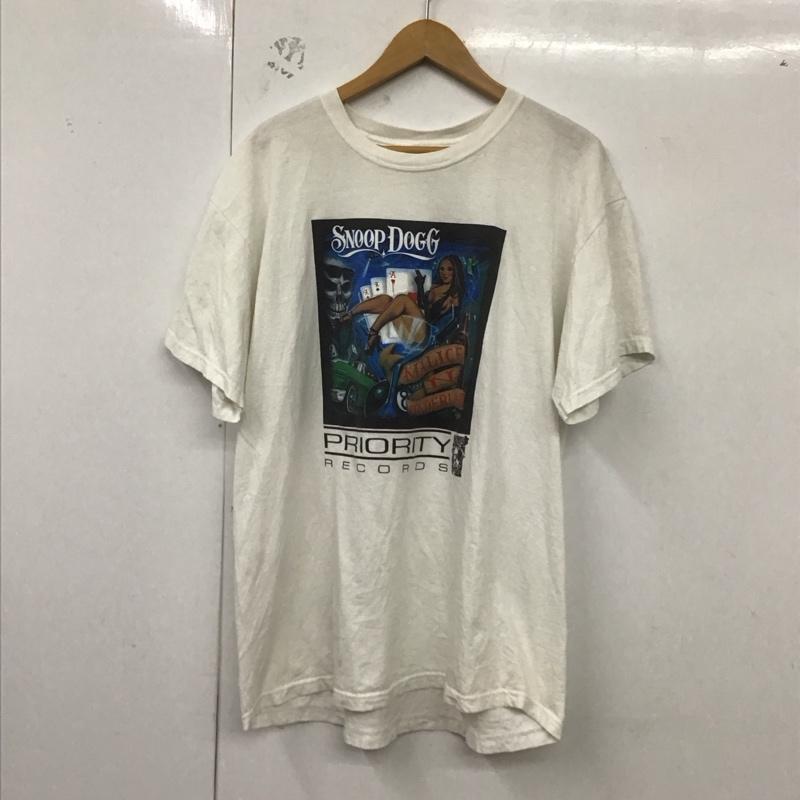 古着 USED Tシャツ 半袖 snoopdogg malice n. wonderland 00s ラップT 半袖カットソー プリントTシャツ XL プリント 白 / ホワイト /  メンズ USED 古着 中古 10130104