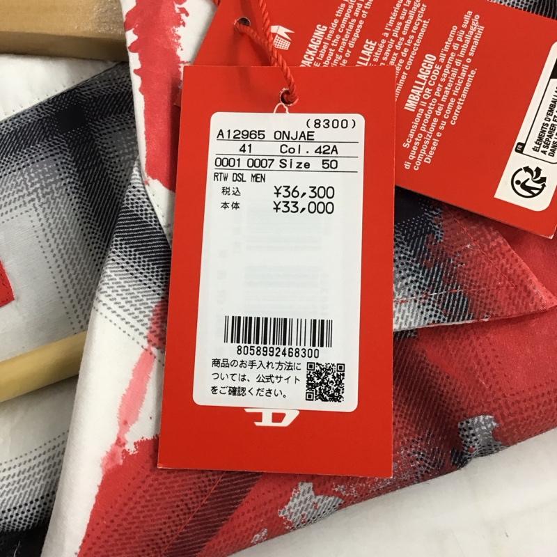 ディーゼル DIESEL シャツ、ブラウス 半袖 総柄 マルチカラー / マルチカラー /  メンズ USED 古着 中古 10128575