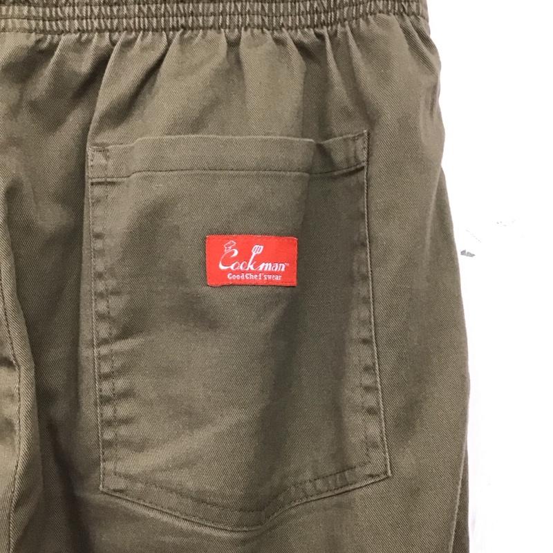 クックマン COOKMAN パンツ ワークパンツ、ペインターパンツ ワークパンツ ワイドパンツ カジュアルパンツ L 無地 カーキ / カーキ /  メンズ USED 古着 中古 10144946