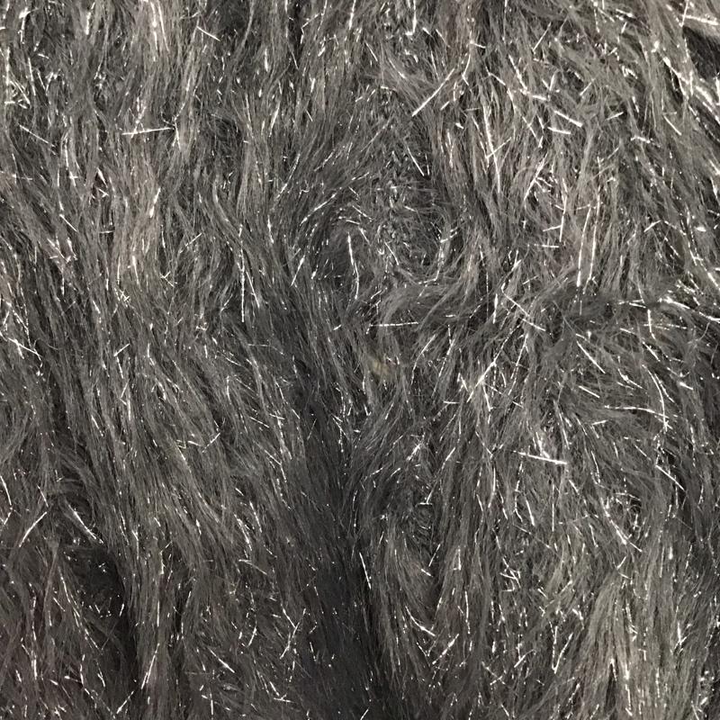 テチチ Te chichi カーディガン 長袖 FLD-2600398 ラメロングシャギーニット FREE 無地 チャコールグレー / チャコールグレー /  レディース USED 古着 中古 10142773