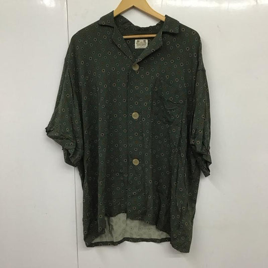 サニースポーツ SUNNY SPORTS シャツ、ブラウス 半袖 半袖シャツ プリントシャツ ポケットシャツ bayflow 4 プリント 緑 / グリーン /  メンズ USED 古着 中古 10132434