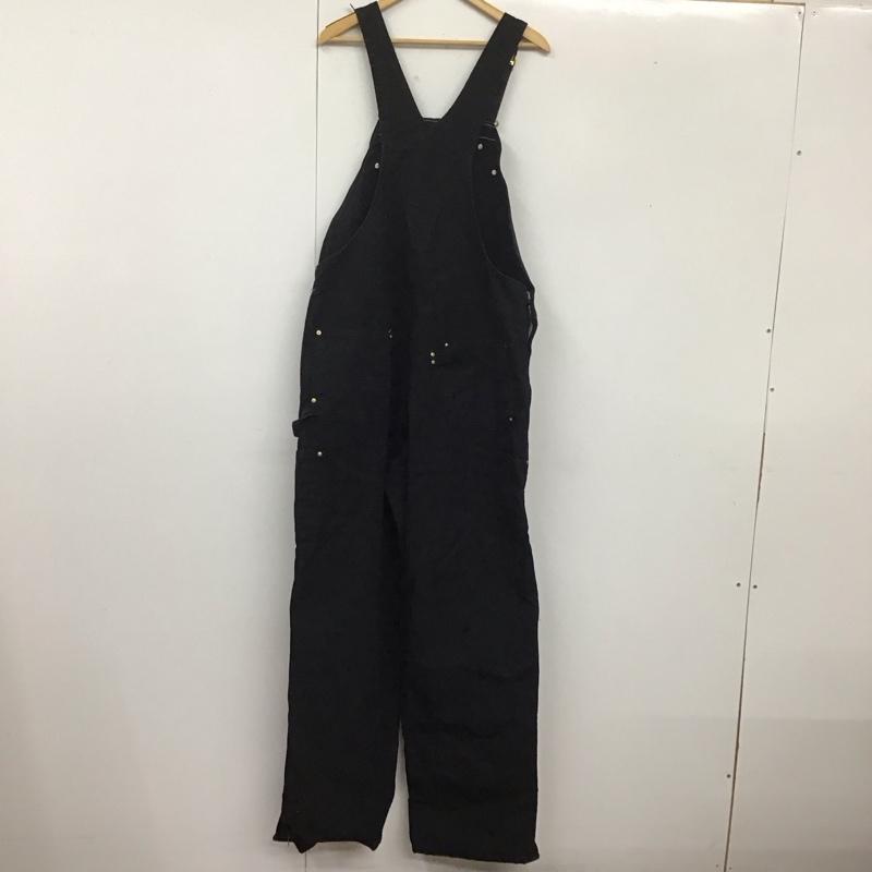 カーハート Carhartt サロペット・オーバーオール サロペット、オーバーオール UFCW 無地 黒 / ブラック /  メンズ USED 古着 中古 10109152