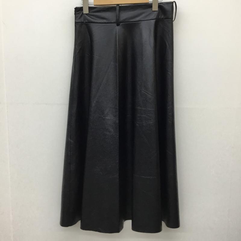 ザラ ZARA スカート ロングスカート M 無地 黒 / ブラック /  レディース USED 古着 中古 10140086