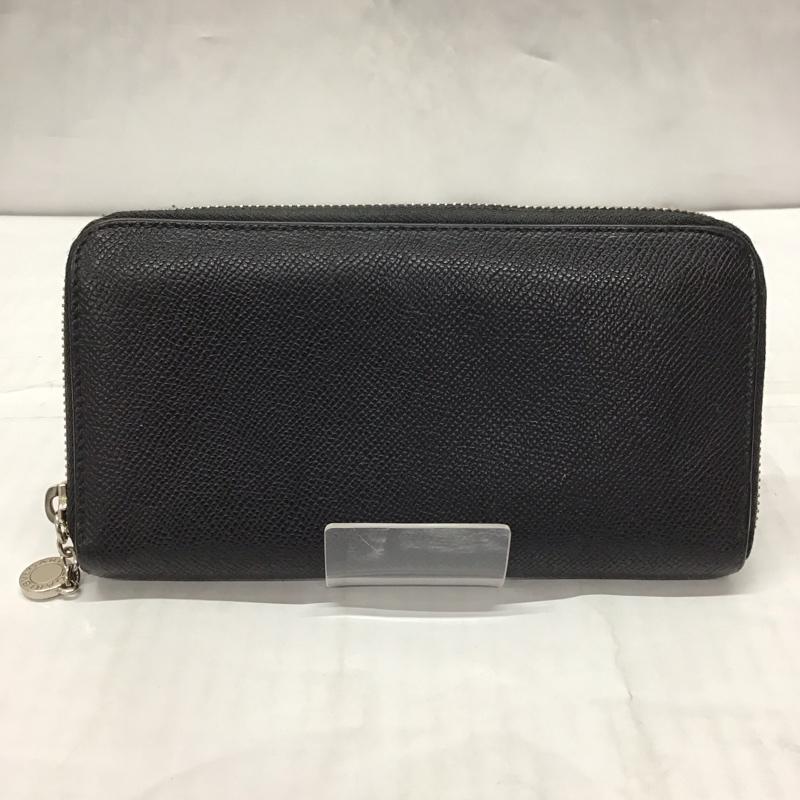 ブルガリ Bvlgari 財布 長財布 ラウンドファスナー 20886 無地 黒 / ブラック /  メンズ USED 古着 中古 10116982