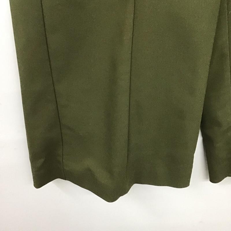アーバンリサーチ URBAN RESEARCH パンツ スラックス wH95-24M006 クロップド丈 ストレッチ S 無地 カーキ / カーキ /  レディース USED 古着 中古 10139358