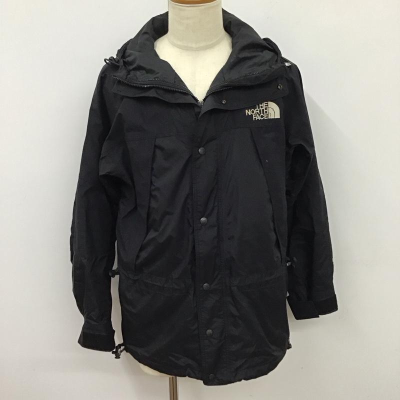 ザノースフェイス THE NORTH FACE ジャケット、上着 ジャンパー、ブルゾン np-2190 マウンテンパーカ ジップアップジャケット 長袖パーカー ナイロンジャケット L ロゴ、文字 黒 / ブラック /  メンズ USED 古着 中古 10117637