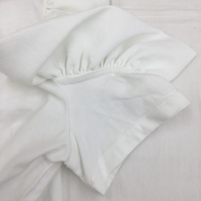 ザラ ZARA カットソー 半袖 S 無地 白 / ホワイト /  レディース USED 古着 中古 10137595