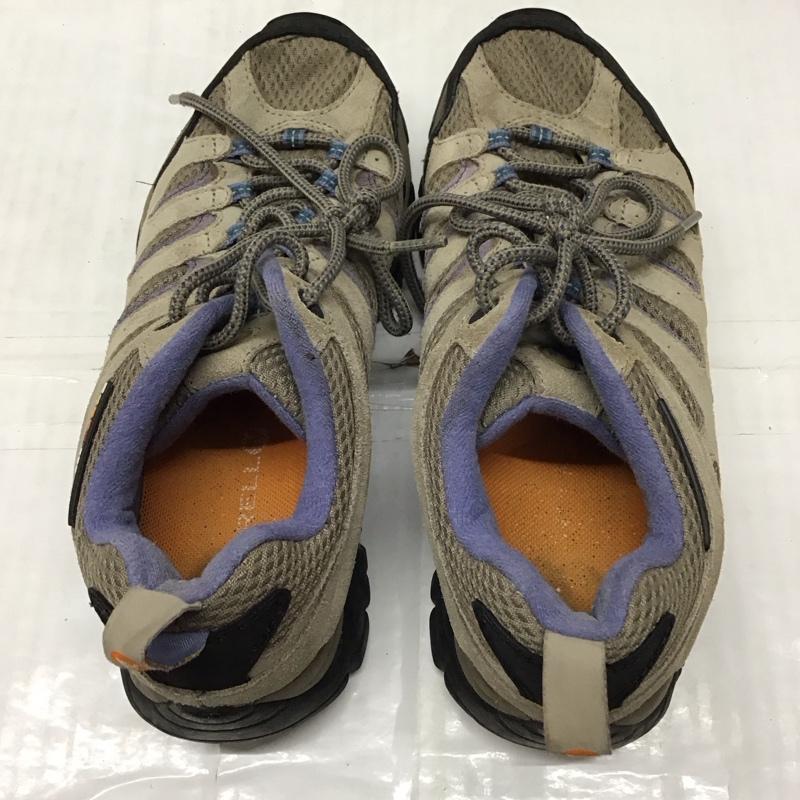 メレル MERRELL アウトドアシューズ アウトドアシューズ J57758 ハイキングシューズ US9 UK6.5 US：9 ロゴ、文字 灰 / グレー / X 黒 / ブラック / X 青 / ブルー /  メンズ USED 古着 中古 10118773