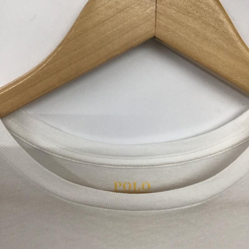 ポロラルフローレン POLO RALPH LAUREN Tシャツ 半袖 160cm ロゴ、文字 X プリント 白 / ホワイト /  ガールズ USED 古着 中古 10140366