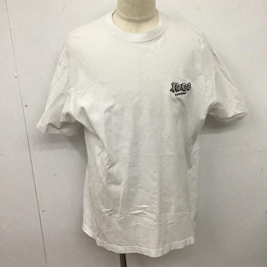 エクストララージ XLARGE Tシャツ 半袖 半袖カットソー プリント XL ロゴ、文字 白 / ホワイト /  メンズ USED 古着 中古 10125308