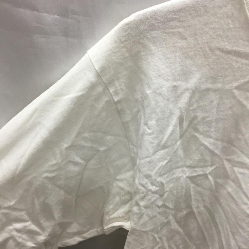 リュウジカミヤマ RYUJI KAMIYAMA Tシャツ 長袖 BHM-78360-B 鉄腕アトム 手塚治虫 生誕90周年記念 L ロゴ、文字 白 / ホワイト / X 赤 / レッド /  メンズ USED 古着 中古 10119284