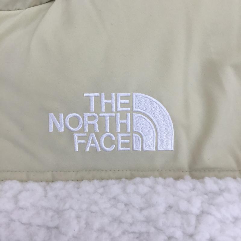 ザノースフェイス THE NORTH FACE ジャケット、上着 ダウンジャケット SHERPA NUPTSE JACKET シェルパ ヌプシ ジャケット NF0A5A84 ボア フリース L ロゴ、文字 白 / ホワイト / X ベージュ / ベージュ /  メンズ USED 古着 中古 10105682