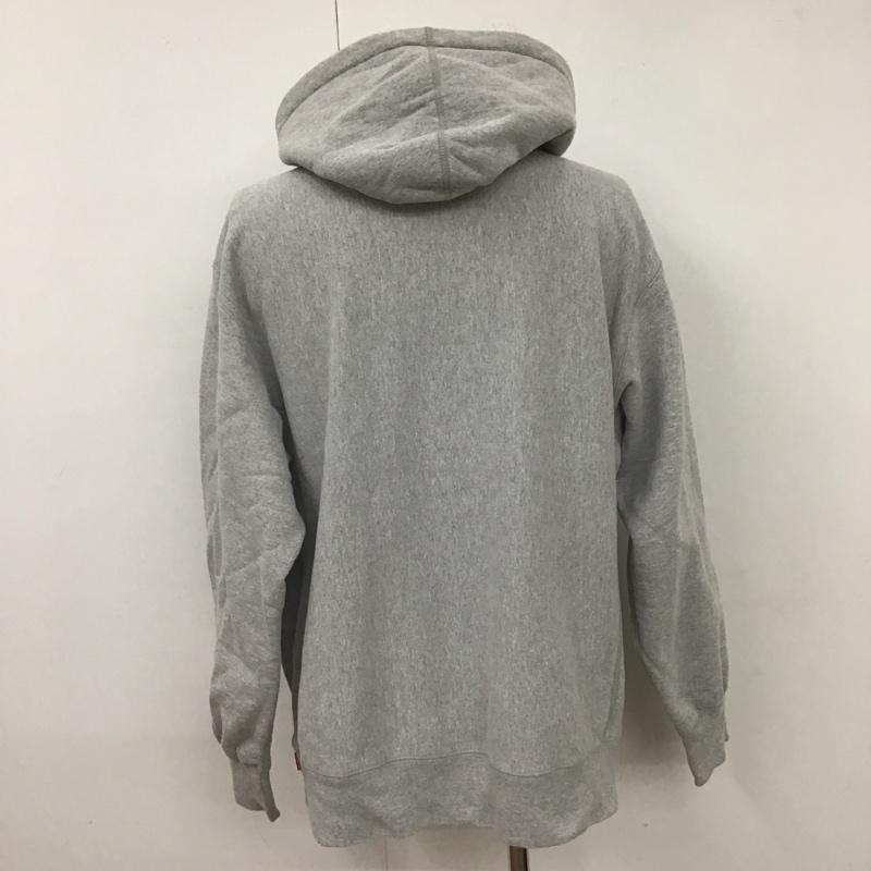 シュプリーム Supreme パーカー 長袖 21AW Arabic Logo Hooded Sweatshirt プルオーバー 裏起毛 M ロゴ、文字 灰 / グレー /  メンズ USED 古着 中古 10107821