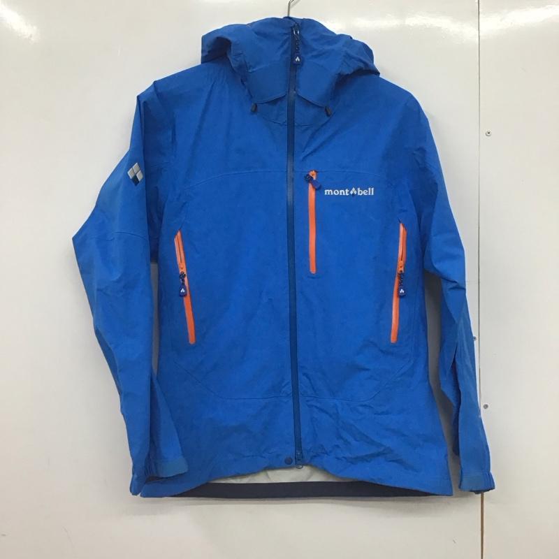 モンベル mont-bell ジャケット、上着 ジャンパー、ブルゾン 1102483 フレネイパーカ ジップアップパーカー M ロゴ、文字 青 / ブルー /  メンズ USED 古着 中古 10147994