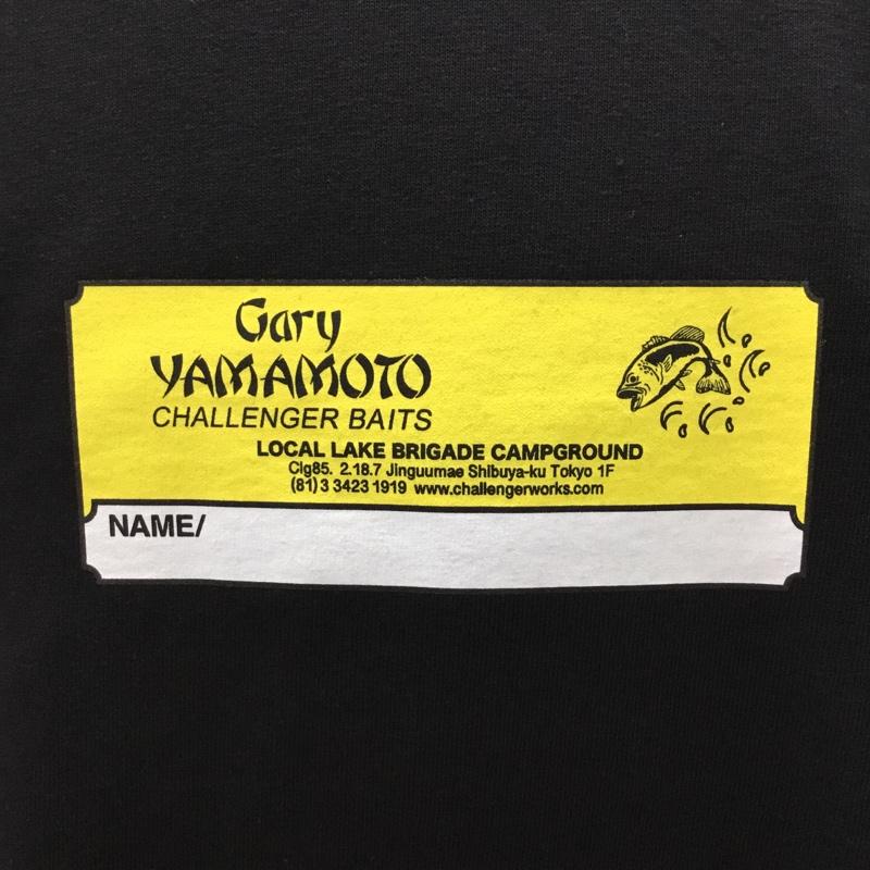 チャレンジャー CHALLENGER Tシャツ 長袖 CLG-TS 022-014 Gary YAMAMOTO LS NAME TEE タグ付き L ロゴ、文字 黒 / ブラック /  メンズ USED 古着 中古 10109678