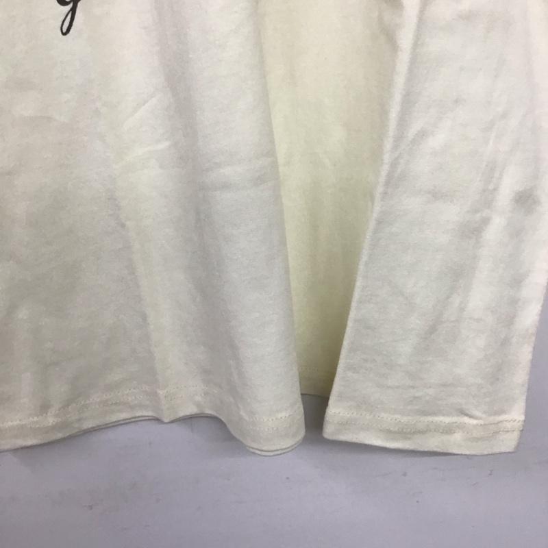 フリーホイーラーズ FREEWHEELERS Tシャツ 半袖 半袖カットソー プリントTシャツ クルーネックカットソー M プリント アイボリー / アイボリー /  メンズ USED 古着 中古 10140483
