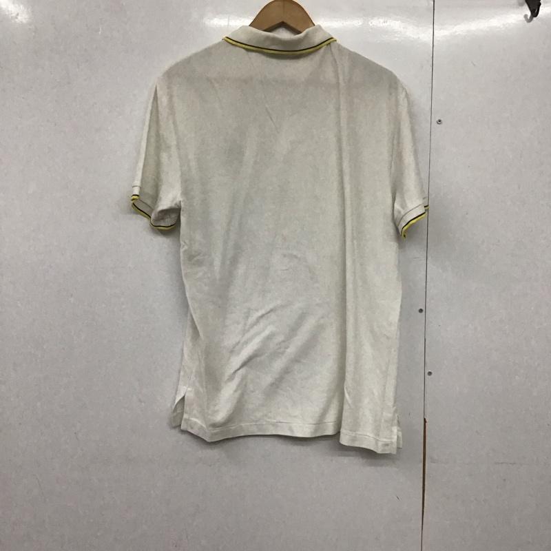 ポロゴルフラルフローレン POLOGOLF ポロシャツ 半袖 半袖ポロシャツ カラーシャツ 半袖カットソー L ロゴ、文字 白 / ホワイト /  メンズ USED 古着 中古 10141861