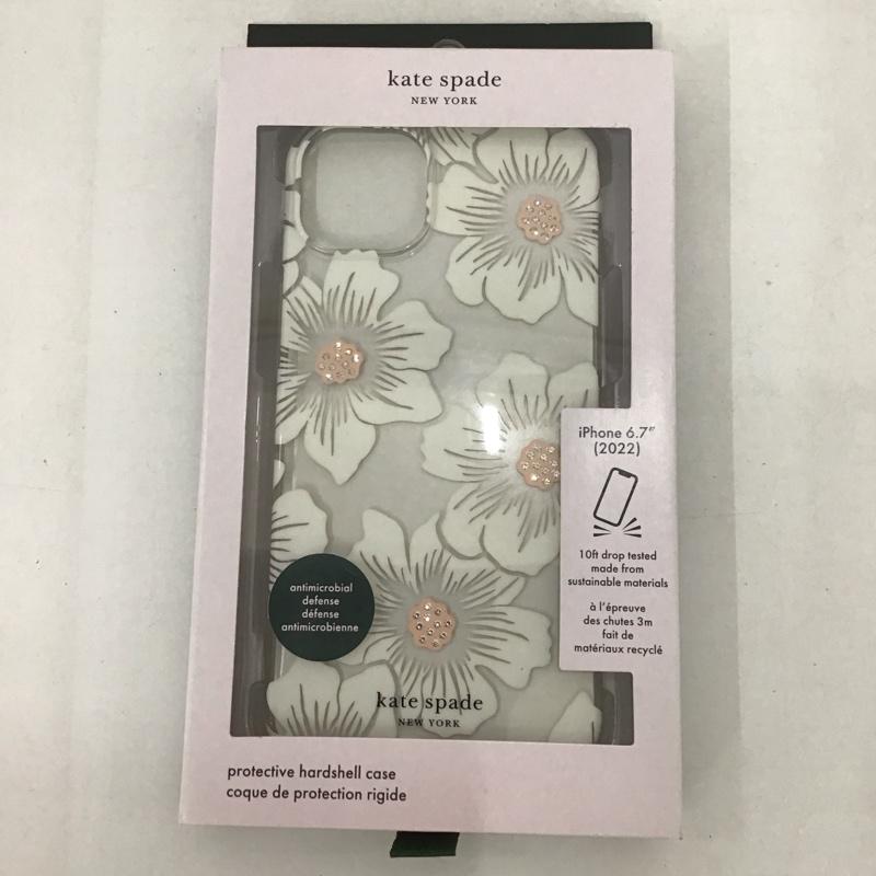 ケイトスペード Kate Spade ファッション小物 ファッション小物 KSIPH-224-HHCCS iPhone14 Plus KSNY Protective Hardshell ロゴ、文字 X 花柄 マルチカラー / マルチカラー /  レディース USED 古着 中古 10122757