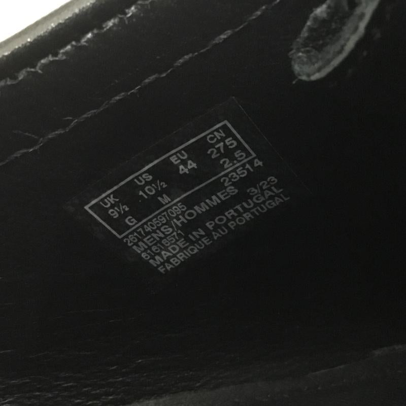 クラークス Clarks カジュアルシューズ カジュアルシューズ WACKO MARIA CROCODILE EMBOSSED LEATHER WALLABEE UK9.5 箱有 US：10.5  黒 / ブラック /  メンズ USED 古着 中古 10139933