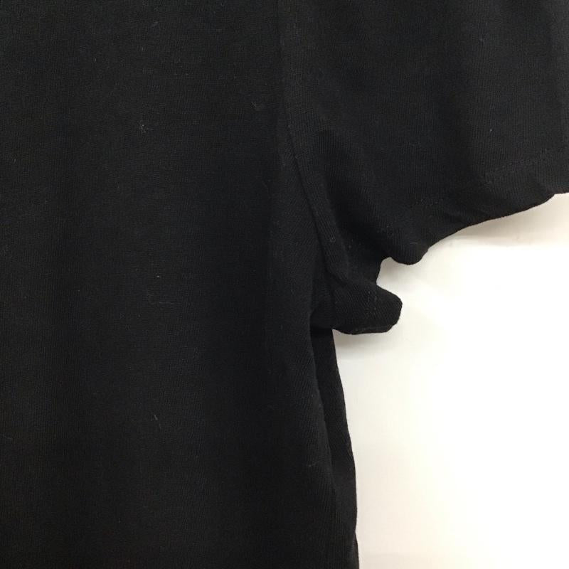 ザラ ZARA Tシャツ 半袖 L 無地 黒 / ブラック /  レディース USED 古着 中古 10134265